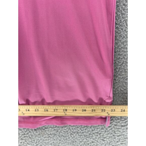 Johnnie O Polo Short Sleeve Golf Beach Surf Salmon Pink Stretch Mens XL Logo - Picture 9 of 12